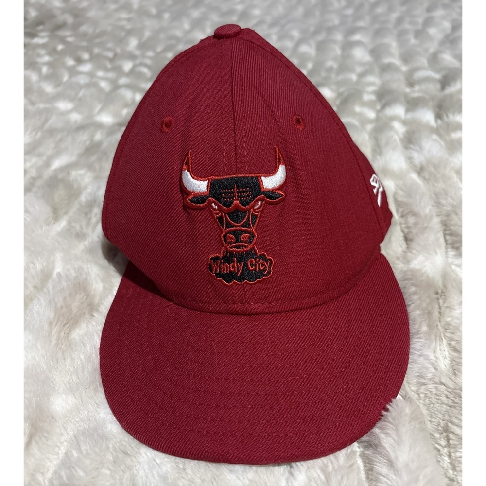 New Era 59Fifty Hardwood‎ Classic Chicago Bulls Windy City Fitted Cap Size 6 5/8